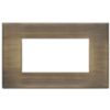 Vimar 22654.87 Eikon - antique brushed 4-module plate