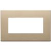 Vimar 22654.88 Eikon - 4-module satin gold plate