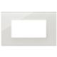 Vimar 22654.71 Eikon - placa 4 módulos blanco leche