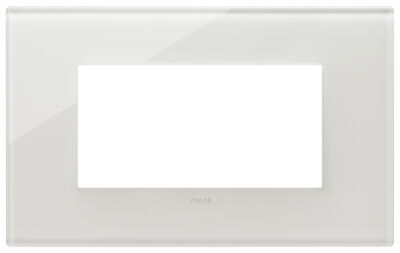 Vimar 22654.71 Eikon - milk white 4-module plate