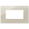 Vimar 22654.72 Eikon - 4-module plate in white hemp