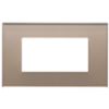 Vimar 22654.77 Eikon - 4-module brown opal plate
