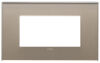 Vimar 22654.77 Eikon - 4-module brown opal plate