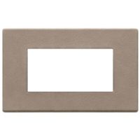 Vimar 22654.22 Eikon - 4-module steppe nickel plate