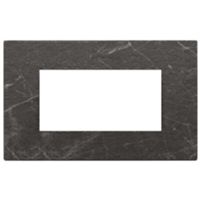 Vimar 22654.53 Eikon - plaque manquina noire 4 modules