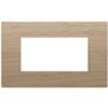Vimar 22654.31 Eikon - 4-module oak plate