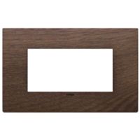 Vimar 22654.32 Eikon - Placa 4 módulos nogal americano