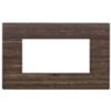 Vimar 22654.53 Eikon - placca 3 moduli nero manquina