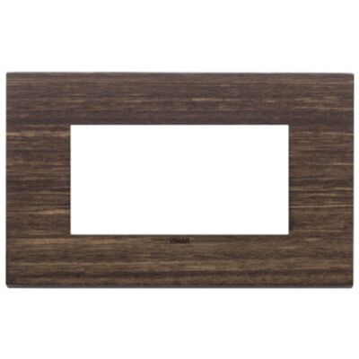 Vimar 22654.53 Eikon - placa 3 módulos manquina negra