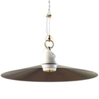 Classic flat antique copper suspension chandelier of 40