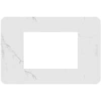 MatixGO - Plaque de recouvrement Carrara 3 modules - JA4803EM