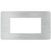 MatixGO - Plaque de recouvrement aluminium 4 modules - JA4804EA