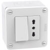 MatixGO - Caja IP40 con interruptor + toma - 28402W2