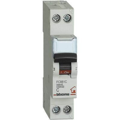 BTicino FC881C16 - circuit breaker 1P+N C16 4.5KA 1M