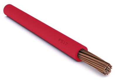 FS17 cable - 16.00 mm2 red cord per meter