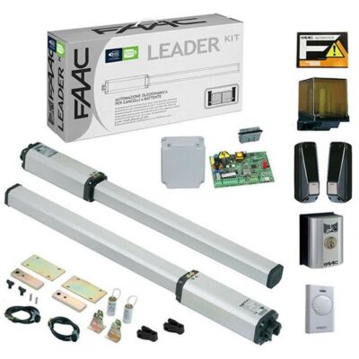 Faac 105633445 - kit LEADER automatismo hidráulico para cancela batiente