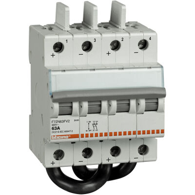 BTicino F72N32FV1 - interruptor de desconexión fotovoltaico 32A 600V