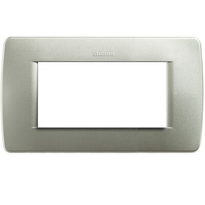 Luna - metallic green 4-place resin plaque