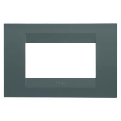 Gewiss GW16404VZ Chorus - 4-module teal plate