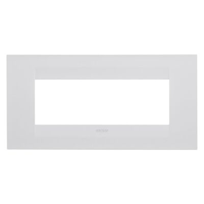 Gewiss GW16406VW Chorus - 6-module satin white plate