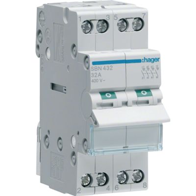 Hager SBN432 - sezionatore 4P 32A 2M
