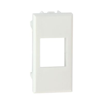 Qubix 2004081 - Adaptador Keystone Axolute Blanco