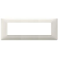 Plana - granite white 7-place technopolymer plate