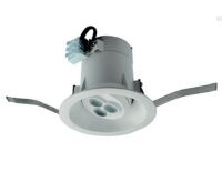 3W 6000k adjustable LED recessed spotlight