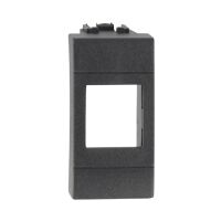 Qubix 2004063 - Adaptateur Keystone Vimar Arkè Noir