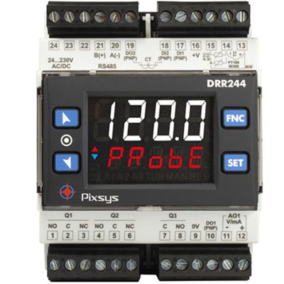 Pixsys DRR244-13ABC-T - termoregolatore PID guida DIN