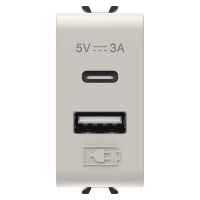 Gewiss GW13449 Chorus - Chargeur USB A+C