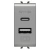 Gewiss GW14449 Chorus - USB A+C charger