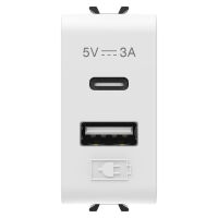 Gewiss GW15449 Chorus - USB A+C charger