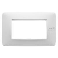 Gewiss GW16104AB Chorus - Placa antibacteriana blanca 4 módulos