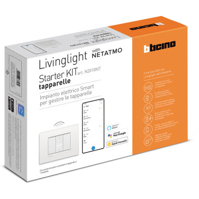 BTicino N2010KIT Livinglight - connected shutters and lights kit