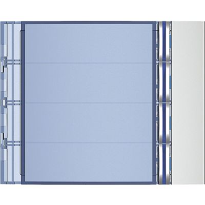 BTicino 352041 - façade avec 4 boutons SFERA NEW