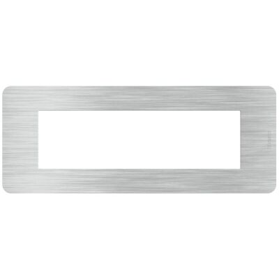 MatixGO - Placca 7 moduli Aluminium - JA4807EA