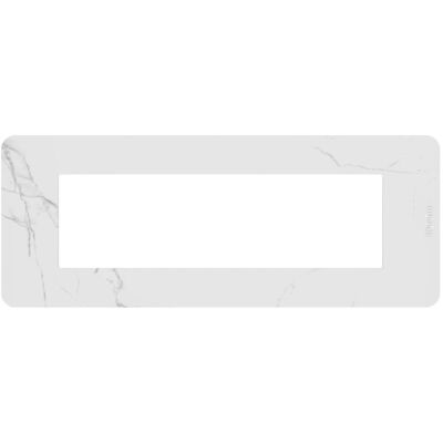 MatixGO - Plaque de recouvrement Carrara 7 modules - JA4807EM