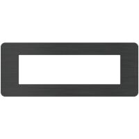 MatixGO - Placca 7 moduli Black Nickel - JA4807EN