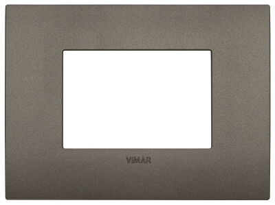 Vimar 19653.80 Arke - Placa metálica 3 módulos