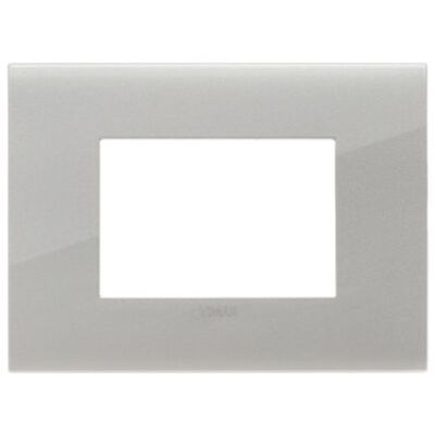 Vimar 19953.03 Arke Fit - 3-module silver plate