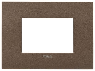 Vimar 19953.24 Arke Fit - Plaque 3 modules en bronze mat