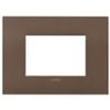 Vimar 19953.24 Arke Fit - 3-module plate in matt bronze