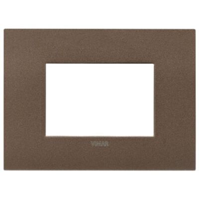 Vimar 19953.24 Arke Fit - Placa 3 módulos en bronce mate