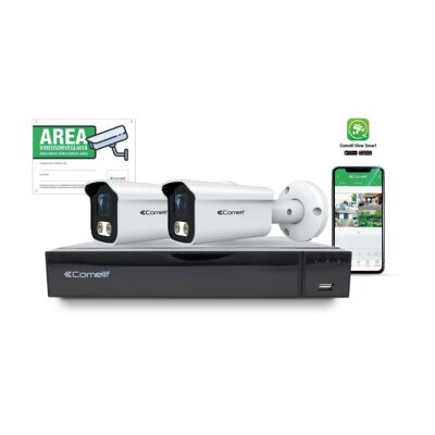 KIT CCTV SMART 4CH 1 NVR+2 TELECs+1 SEÑAL  