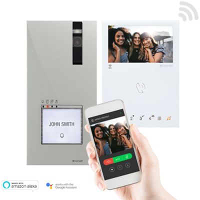 Comelit 8451V SB2 - MINI - Kit de videoportero unifamiliar QUADRA