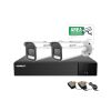 CCTV KIT 1 DVR+2 TELECLOSURES+2 POWER+SIGN      