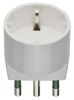 White large Italian to German adapter