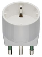 Vimar 00303.B - S17 adaptor +P30 outlet white