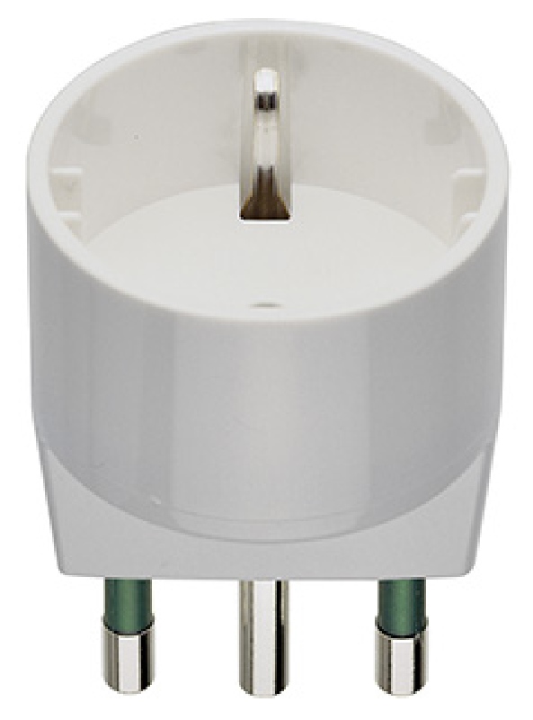 Vimar 00303.B - S17 adaptor +P30 outlet white